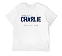 Freedom Charlie Kirk Sign Shirt Tribute Charlie 1993 2025 T Shirts A True Patriot Tops for Women Men (UK, Alpha, M, Regular, Regular, White-k)