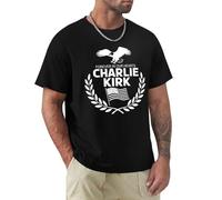 Freedom Charlie Kirk Sign Shirt Tribute Charlie 1993 2025 T Shirts A True Patriot Tops for Women Men (UK, Alpha, S, Regular, Regular, Black-d)