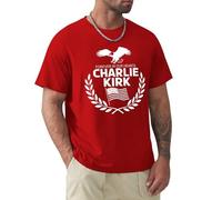 Freedom Charlie Kirk Sign Shirt Tribute Charlie 1993 2025 T Shirts A True Patriot Tops for Women Men (UK, Alpha, XXL, Regular, Regular, Red-c)