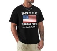 Freedom Charlie Kirk Sign Shirt Tribute Charlie 1993 2025 T Shirts A True Patriot Tops for Women Men (UK, Alpha, XL, Regular, Regular, Black-h)