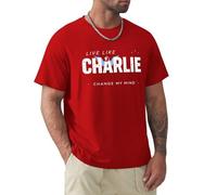 Freedom Charlie Kirk Sign Shirt Tribute Charlie 1993 2025 T Shirts A True Patriot Tops for Women Men (UK, Alpha, XL, Regular, Regular, Red-g)