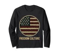 Freedom Culture Funny Petri Dish Medical Technologist Long Sleeve T-Shirt