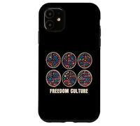 Freedom Culture Patriotic Laboratory Tech Microbiology Case for iPhone 11