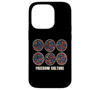 Freedom Culture Patriotic Laboratory Tech Microbiology Case for iPhone 14 Pro