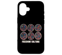 Freedom Culture Patriotic Laboratory Tech Microbiology Case for iPhone 16