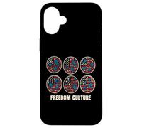 Freedom Culture Patriotic Laboratory Tech Microbiology Case for iPhone 16 Plus