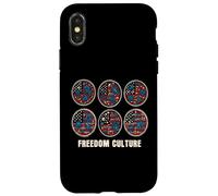 Freedom Culture Patriotic Laboratory Tech Microbiology Case for iPhone X/XS