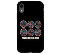 Freedom Culture Patriotic Laboratory Tech Microbiology Case for iPhone XR