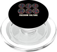 Freedom Culture Patriotic Laboratory Tech Microbiology PopSockets PopGrip for MagSafe