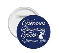 Freedom Democracy Truth pins Fdt Foxtrot-Delta-Tango Decor Brooch Pin Metal Badges 1 Pcs