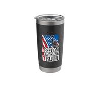 Freedom Democracy Truth Stainless Steel Insulated Tumbler