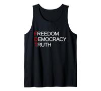 Freedom Democracy Truth Tank Top