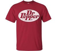 FREEDOM.DRRUI Dr. Pepper Cola Soda Pop Beverage T-Shirt Colour7 Red XL