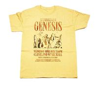 FREEDOM.DRRUI Genesis T Shirt - Trick of The Tail Tour T Shirt 100% Peter Gabriel Yellow S