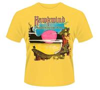 FREEDOM.DRRUI Hawkwind 'Warrior On The Edge of Time' Men Yellow T-Shirt Yellow Yellow L