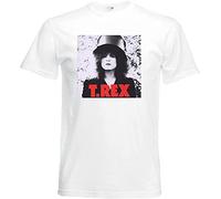 FREEDOM.DRRUI Keche Marc Bolan and T-Rex t Shirts for Men UK Black White 3XL