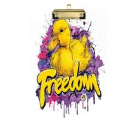 Freedom Duck Yellow clipboards for Nurses Standard Hole for Classroom Supplies Teachers Elementary Tabla para escribir Size 9 x 12