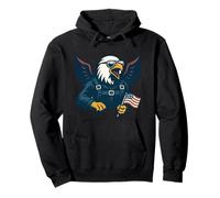 Freedom Eagle of Courage and Glory Pullover Hoodie