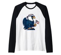 Freedom Eagle of Honor and Unity Raglan Baseball Tee