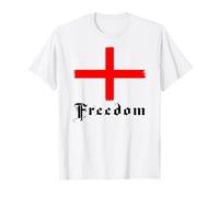 Freedom England Cross of St. George English Flag UK Support T-Shirt