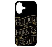 Freedom Fairness Social Justice Equality Case for iPhone 17