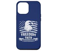 Freedom Faith Independence American flag proud eagle patriot Case for iPhone 12 Pro Max