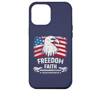 Freedom Faith Independence American flag proud eagle patriot Case for iPhone 12 Pro Max