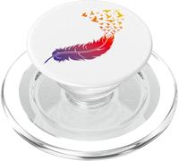 Freedom Feather Birds Flight Gradient Art Design PopSockets PopGrip for MagSafe
