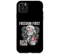 Freedom First Safety Third Thomas Jefferson Funny July 4th Case for iPhone 11 Pro Max