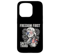 Freedom First Safety Third Thomas Jefferson Funny July 4th Case for iPhone 15 Pro