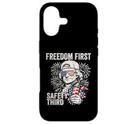 Freedom First Safety Third Thomas Jefferson Funny July 4th Case for iPhone 17