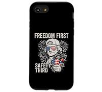 Freedom First Safety Third Thomas Jefferson Funny July 4th Case for iPhone SE (2020) / 7/8