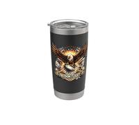 Freedom Flight Disc Golf American Eagle USA Patriotic Stainless Steel Insulated Tumbler
