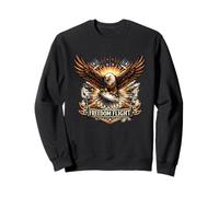 Freedom Flight Disc Golf American Eagle USA Patriotic Sweatshirt