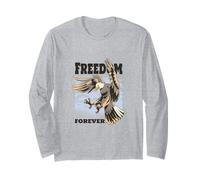 Freedom Forever Patriotic Eagle Long Sleeve T-Shirt