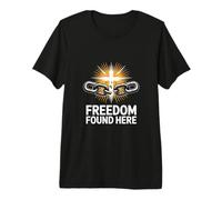 Freedom Found Here Christian Faith Redemption Identity Premium T-Shirt