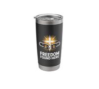 Freedom Found Here Christian Faith Redemption Identity Stainless Steel Insulated Tumbler