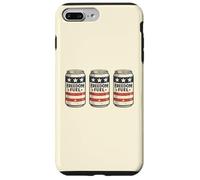Freedom Fuel Patriotic Beer Can USA 4th of July Graphic Case for iPhone 7 Plus/8 Plus
