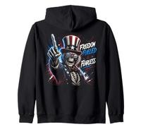 Freedom Fueled & Fearless Zip Hoodie