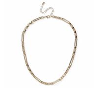 Freedom Gold Tone Thin Link Chain Necklace