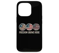 Freedom Grows Here Petri Dish Laboratory Tech Humor Case for iPhone 13 Pro