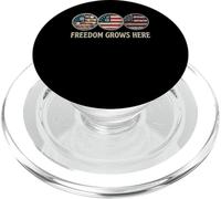 Freedom Grows Here Petri Dish Laboratory Tech Humor PopSockets PopGrip for MagSafe