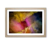 Freedom in Abstract Framed Print | A2 Oak Framed Wall Art | Ready to Hang | Abstract Fantasy Picture | Living Room Bedroom Lounge Office