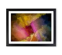 Freedom In Abstract Modern Art Framed Print | A2 Black Framed Wall Art | Ready to Hang | Abstract Fantasy Picture | Living Room Bedroom Lounge Office