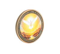 Freedom in Christ Christian Challenge Coin, Inspirational 2 Corinthians 3:17 Faith Motivational Token Gift for Men Women