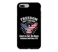 Freedom In Feet Not Meters 1776 American Liberty Case for iPhone 7 Plus/8 Plus
