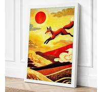 Freedom in Flight Canvas Wall Art Print 24x16 Inch