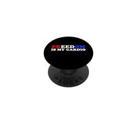 Freedom is my Cardio PopSockets Adhesive PopGrip