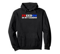 Freedom is my Cardio Pullover Hoodie