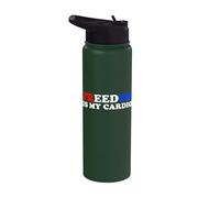 Freedom is My Cardio Stainless Steel Insulated Water Bottle